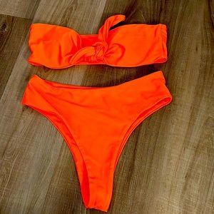 Neon orange 🍊 bikini SMALL